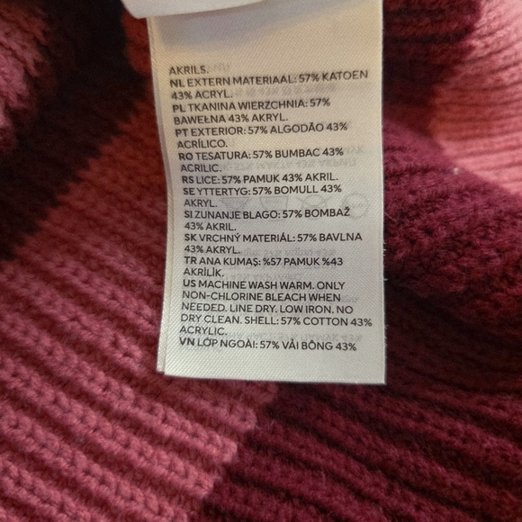 H&M Kids Harry Potter Hedwig Striped Cardigan Patch Sweater Button Front 6X/7 - Picture 7 of 7